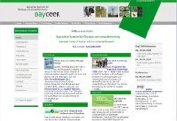New Design for BayCEER-Website
